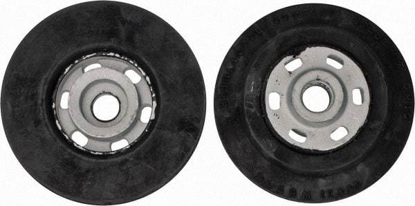 Made in USA - 4" Diam Disc Backing Smooth Backing Pad - Soft Density, 12,000 RPM - Makers Industrial Supply