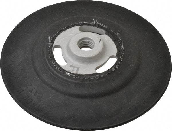 Made in USA - 7" Diam Disc Backing Smooth Backing Pad - Soft Density, 7,000 RPM - Makers Industrial Supply