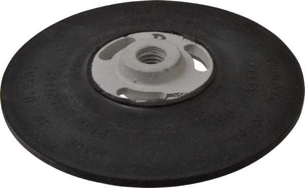 Made in USA - 7" Diam Disc Backing Smooth Backing Pad - Medium Density, 8,500 RPM - Makers Industrial Supply