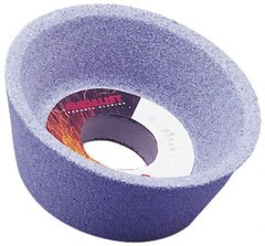 Grier Abrasives - 4 Inch Diameter x 1-1/4 Inch Hole x 1-1/2 Inch Thick, 60 Grit Tool and Cutter Grinding Wheel - Makers Industrial Supply