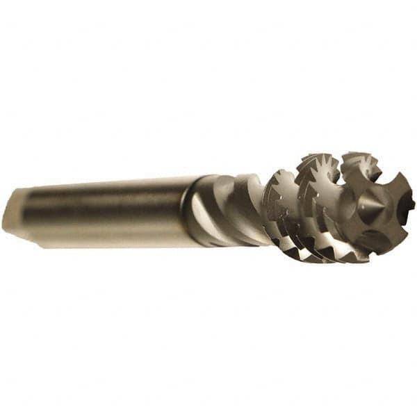 Emuge - 3/4-10 UNC 4 Flute 2B Modified Bottoming Spiral Flute Tap - Cobalt, GLT-1 Finish, 4.921" OAL, Right Hand Flute, Right Hand Thread, Series Enorm - Makers Industrial Supply