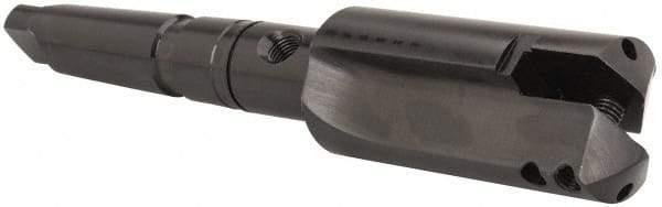 Allied Machine and Engineering - Series D, 2 to 2-7/8" Diam, 4MT Taper Shank, Straight Flute Spade Drill - 4-1/2" Max Depth, 7-7/16" Body Length, 11-1/16" OAL, Short Length, Through Coolant - Makers Industrial Supply