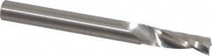 Onsrud - 1/4" Cutting Diam x 3/4" Length of Cut, 1 Flute, Upcut Spiral Router Bit - Uncoated, Right Hand Cut, Solid Carbide, 2-1/2" OAL x 1/4" Shank Diam, Single Edge, 21° Helix Angle - Makers Industrial Supply