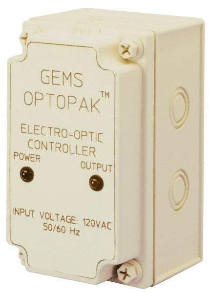 Gems Sensors - 158°F Max, Liquid Level Controller for Electro Optic Switches - Converts TTL Output Signal to an SPDT 5 Amp. Relay Output, SPDT, 5 Amps at 115 VAC Switch Logic - Makers Industrial Supply