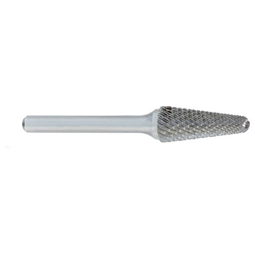 ‎SL-1 -1/4 × 5/8 LOC × 1/4 Shank × 2 OAL 14 Degree Included Angle Carbide Medium Tough Cut Burr - Makers Industrial Supply