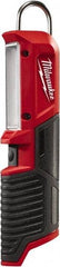 Milwaukee Tool - 12 Volt, Cordless, LED Portable Handheld Work Light - 1 Head, 220 Lumens, 9-1/4" Long - Makers Industrial Supply