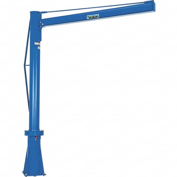 Vestil - 1,000 Lb Load Capacity, Steel Jib Crane - 8' Span - Makers Industrial Supply