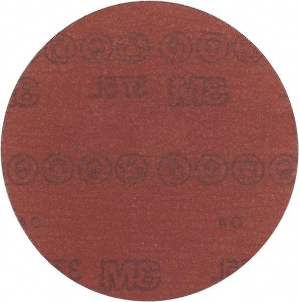 3M - 5" Diam, 1,600 Grit Aluminum Oxide Adhesive PSA Disc - Ultra Fine Grade, Reddish Brown, Film Backing, Flexible, Use with Random Orbital Sanders - Makers Industrial Supply