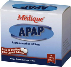 Medique - Medique APAP Non-Aspirin Tablets - Headache & Pain Relief - Makers Industrial Supply