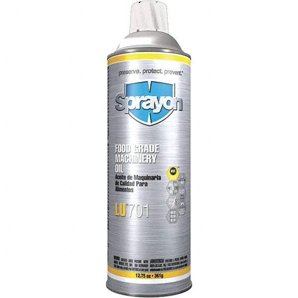 Sprayon - 13.25 oz Aerosol Mineral Multi-Purpose Oil - -40 to 232°F, ISO N/A, Food Grade - Makers Industrial Supply