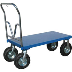 Vestil - 1,500 Lb Capacity Steel Platform Truck - Steel Deck, 24" OAW - Makers Industrial Supply