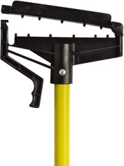 PRO-SOURCE - 60" Swivel Fiberglass Quick Connect Mop Handle - 1" Handle Diam, Plastic Connector, Use with Wet Mops - Makers Industrial Supply