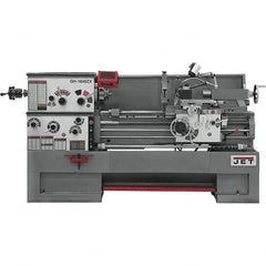 Jet - 16" Swing, 60" Between Centers, 230 Volt, Triple Phase Engine Lathe - 7MT Taper, 7-1/2 hp, 25 to 1,800 RPM, 3-1/8" Bore Diam, 44" Deep x 66" High x 96" Long - Makers Industrial Supply