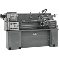 Jet - 13" Swing, 40" Between Centers, 230 Volt, Single Phase Bench Lathe - 5MT Taper, 2 hp, 60 to 1,240 RPM, 1-3/8" Bore Diam, 29-3/4" Deep x 29" High x 75-1/2" Long - Makers Industrial Supply