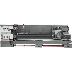 Jet - 26" Swing, 120" Between Centers, 230 Volt, Triple Phase Engine Lathe - 6MT Taper, 10 hp, 40 to 1,800 RPM, 4-1/8" Bore Diam, 46" Deep x 75" High x 182" Long - Makers Industrial Supply