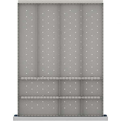 LISTA - 10-Compartment Drawer Divider Layout for 3.15" High Drawers - Makers Industrial Supply