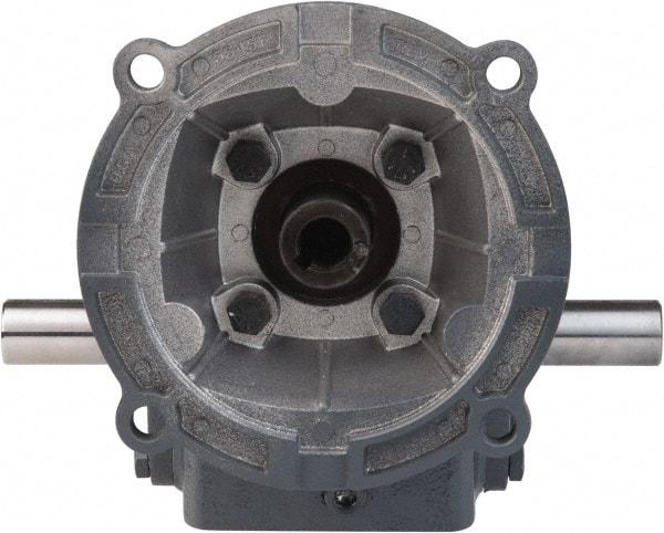 Boston Gear - 1 Centerline Distance, 20:1, 88 RPM Output, 0.27 Input Horsepower, 149 Lbs. Max Torque, Speed Reducer - Part No. F710-20-B4-H, Double Shaft Left & Right, 1/2" Bore, 2.31" High, 42C NEMA - Makers Industrial Supply