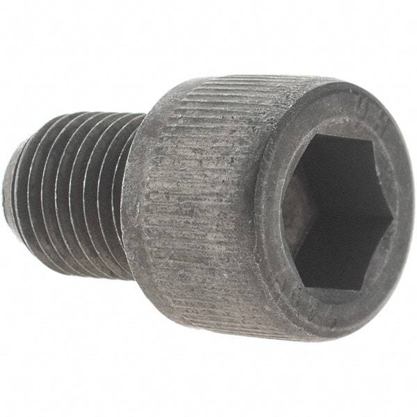 Value Collection - 3/8-24 UNF Hex Socket Drive, Socket Cap Screw - Alloy Steel, Black Oxide Finish, Fully Threaded, 1/2" Length Under Head - Makers Industrial Supply