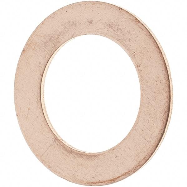 Value Collection - 1/2 SAE, 33/64" ID x 13/16" OD Oil Drain Plug Gasket - 1/32" Thick, Copper - Makers Industrial Supply