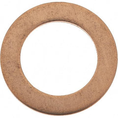 Value Collection - 7/16 SAE, 29/64" ID x 11/16" OD Oil Drain Plug Gasket - 1/32" Thick, Copper - Makers Industrial Supply