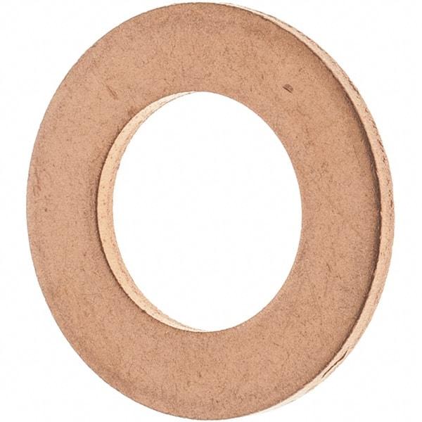 Value Collection - 7/16 SAE, 15/32" ID x 13/16" OD Oil Drain Plug Gasket - 1/16" Thick, Copper - Makers Industrial Supply