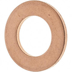 Value Collection - 7/16 SAE, 15/32" ID x 13/16" OD Oil Drain Plug Gasket - 1/16" Thick, Copper - Makers Industrial Supply