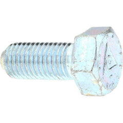 Hex Head Cap Screw: 5/16-24 x 1/2″, Grade 9 Alloy Steel, Zinc-Plated Clear Chromate