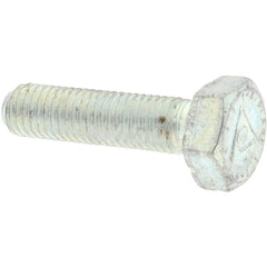 Hex Head Cap Screw: 1/4-28 x 3-1/2″, Grade 9 Alloy Steel, Zinc-Plated Clear Chromate