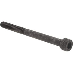 Value Collection - #10-24 UNC Hex Socket Drive, Socket Cap Screw - Alloy Steel, Black Oxide Finish, Partially Threaded, 2-1/4" Length Under Head - Makers Industrial Supply