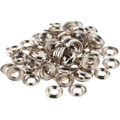 Value Collection - 3/32" Thick, Nickel-Plated Finish, Brass, Standard Countersunk Washer - 0.488" OD - Makers Industrial Supply