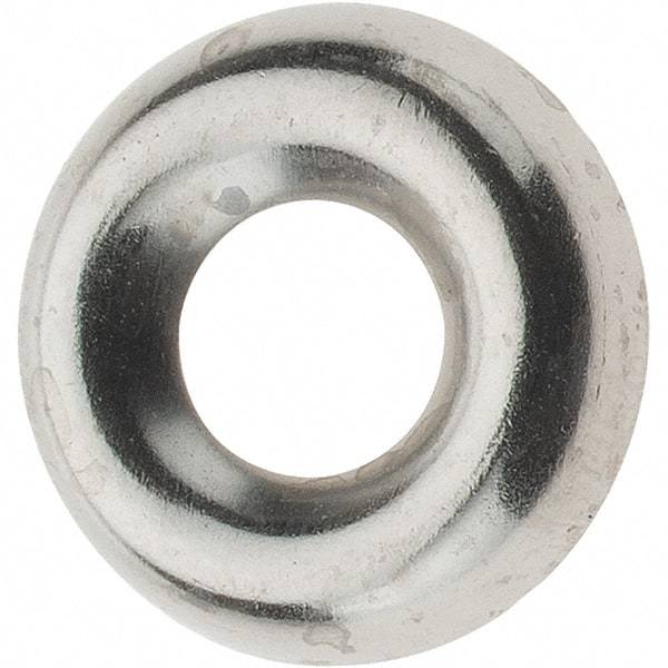 Value Collection - 5/64" Thick, Nickel-Plated Finish, Brass, Standard Countersunk Washer - 0.425" OD - Makers Industrial Supply