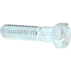 Hex Head Cap Screw: 7/16-14 x 7″, Grade 9 Alloy Steel, Zinc-Plated Clear Chromate