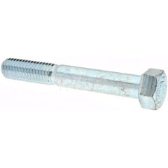 Hex Head Cap Screw: 1/2-13 x 3-1/2″, Grade 9 Alloy Steel, Zinc-Plated Clear Chromate