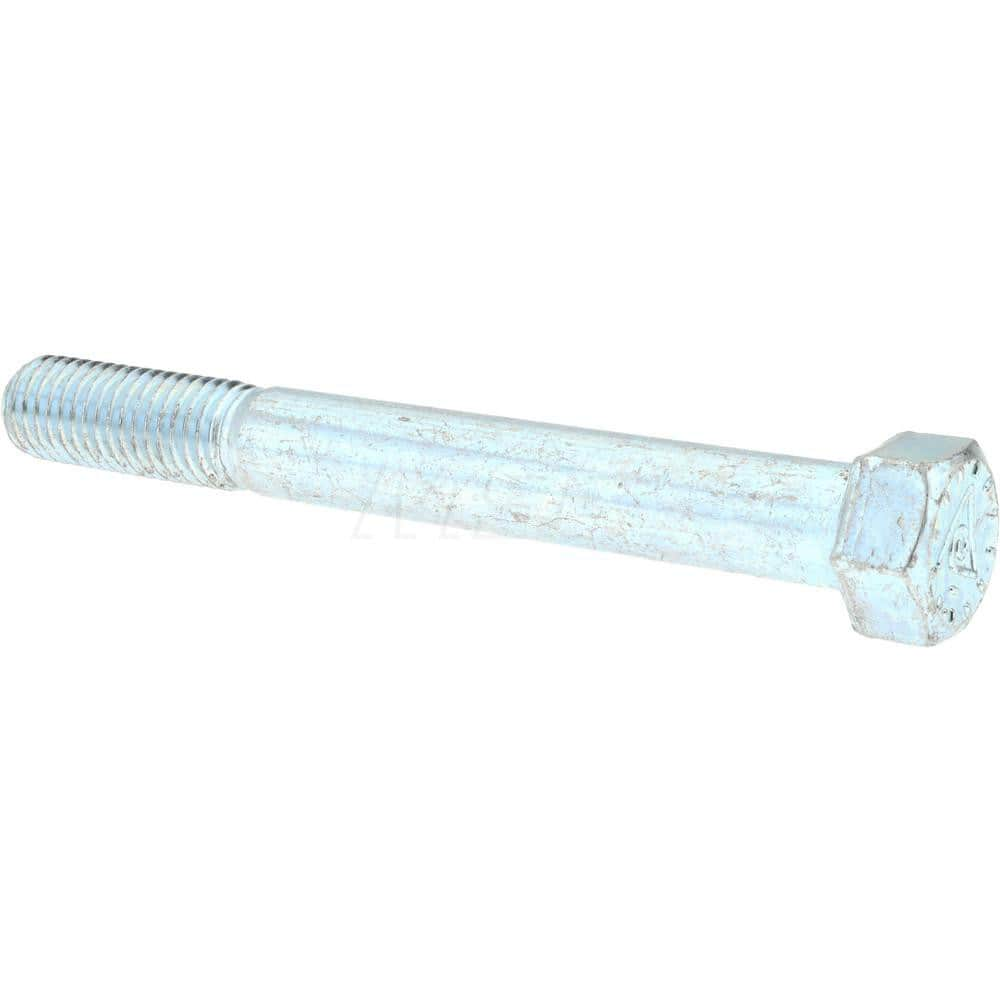 Hex Head Cap Screw: 9/16-12 x 6″, Grade 9 Alloy Steel, Zinc-Plated Clear Chromate