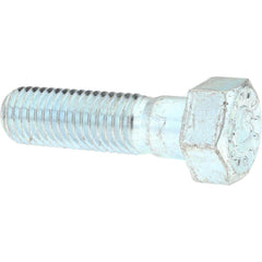 Hex Head Cap Screw: 5/8-18 x 1-3/4″, Grade 9 Alloy Steel, Zinc-Plated Clear Chromate