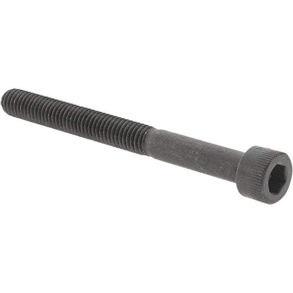 Value Collection - #10-32 UNF Hex Socket Drive, Socket Cap Screw - Alloy Steel, Black Oxide Finish, Partially Threaded, 2" Length Under Head - Makers Industrial Supply