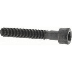 Value Collection - #10-32 UNF Hex Socket Drive, Socket Cap Screw - Alloy Steel, Black Oxide Finish, Fully Threaded, 1-1/4" Length Under Head - Makers Industrial Supply