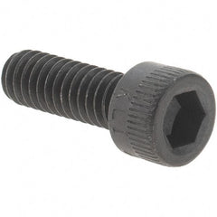 Value Collection - #8-32 UNC Hex Socket Drive, Socket Cap Screw - Alloy Steel, Black Oxide Finish, Fully Threaded, 1/2" Length Under Head - Makers Industrial Supply