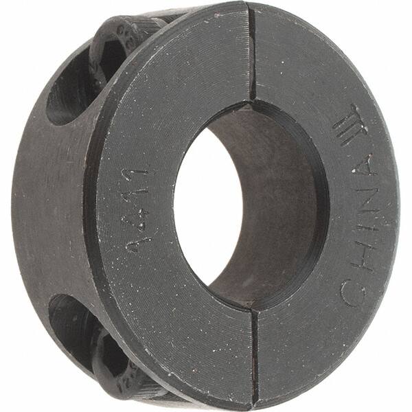 Value Collection - 14mm Bore, Steel, Two Piece Shaft Collar - 1-1/4" Outside Diam - Makers Industrial Supply