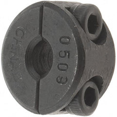 Value Collection - 5mm Bore, Steel, Two Piece Shaft Collar - 11/16" Outside Diam - Makers Industrial Supply