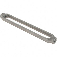 Value Collection - 1,200 Lb Load Limit, 3/8" Thread Diam, 6" Take Up, Steel Turnbuckle Body Turnbuckle - 7-1/8" Body Length, 9/16" Neck Length - Makers Industrial Supply