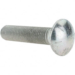 Value Collection - 3/4-10 UNC 3-1/2" Length Under Head, Standard Square Neck, Carriage Bolt - Grade 8 Alloy Steel, Zinc Trivalent Chromate Finish - Makers Industrial Supply