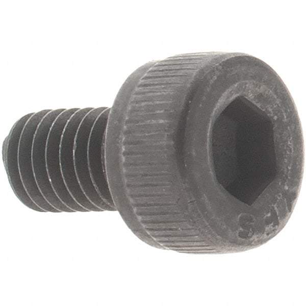 Value Collection - M3x0.50 Metric Coarse Hex Socket Drive, Socket Cap Screw - Grade 12.9 Alloy Steel, Black Oxide Finish, Fully Threaded, 5mm Length Under Head - Makers Industrial Supply