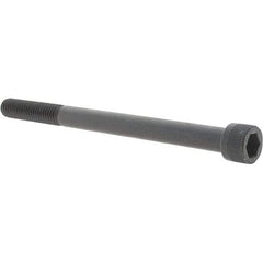 Value Collection - 3/8-16 UNC Hex Socket Drive, Socket Cap Screw - Alloy Steel, Black Oxide Finish, Fully Threaded, 5" Length Under Head - Makers Industrial Supply