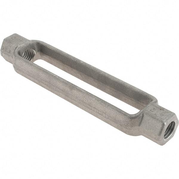 Value Collection - 5,200 Lb Load Limit, 3/4" Thread Diam, 6" Take Up, Steel Turnbuckle Body Turnbuckle - 8-1/4" Body Length, 1-1/8" Neck Length - Makers Industrial Supply