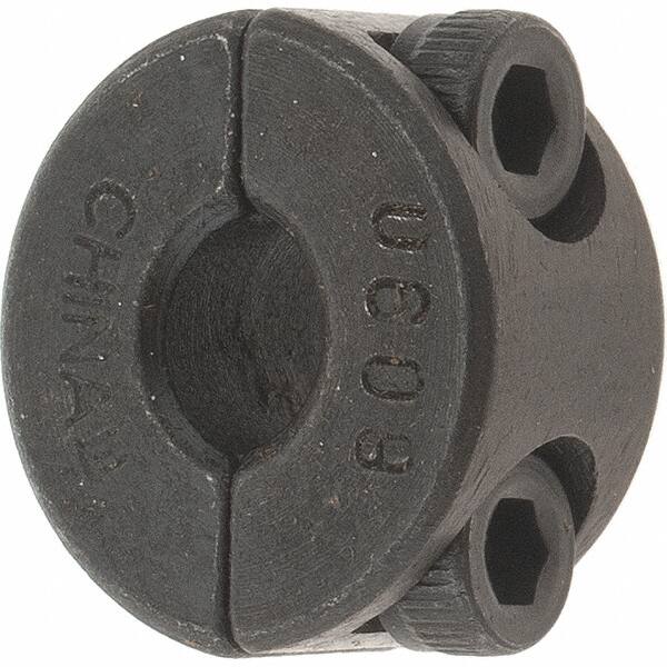 Value Collection - 6mm Bore, Steel, Two Piece Shaft Collar - 3/4" Outside Diam - Makers Industrial Supply