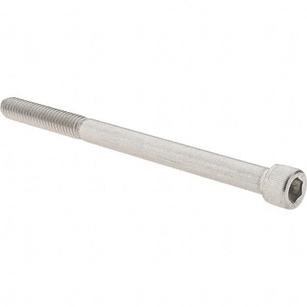 Value Collection - 5/16-18 UNC Hex Socket Drive, Socket Cap Screw - Grade 18-8 & Austenitic A2 Stainless Steel, Partially Threaded, 4-1/2" Length Under Head - Makers Industrial Supply