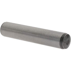 Value Collection - 10mm Diam x 50mm Pin Length Alloy Steel Pull Out Dowel Pin - C 57-63 Hardness, 1 Rounded & 1 Threaded End - Makers Industrial Supply