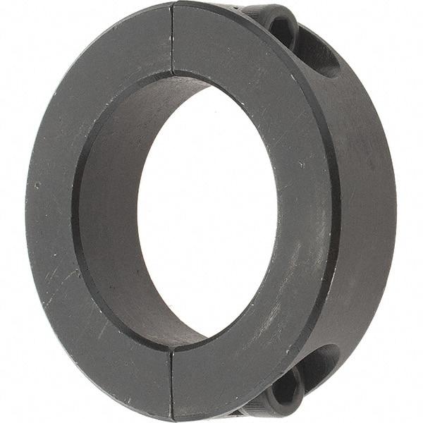 Value Collection - 1-7/16" Bore, Steel, Two Piece Shaft Collar - 2-1/4" Outside Diam, 9/16" Wide - Makers Industrial Supply