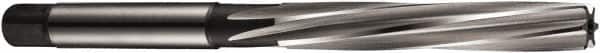 DORMER - 0.3152" Diam, Straight Shank, 58mm Flute, Hand Reamer - Spiral Flute, 4.53" OAL, Left Hand Spiral, Right Hand Cut, 6 Flutes, High Speed Steel - Makers Industrial Supply